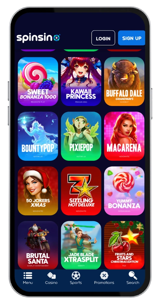 Spinsino online kasino